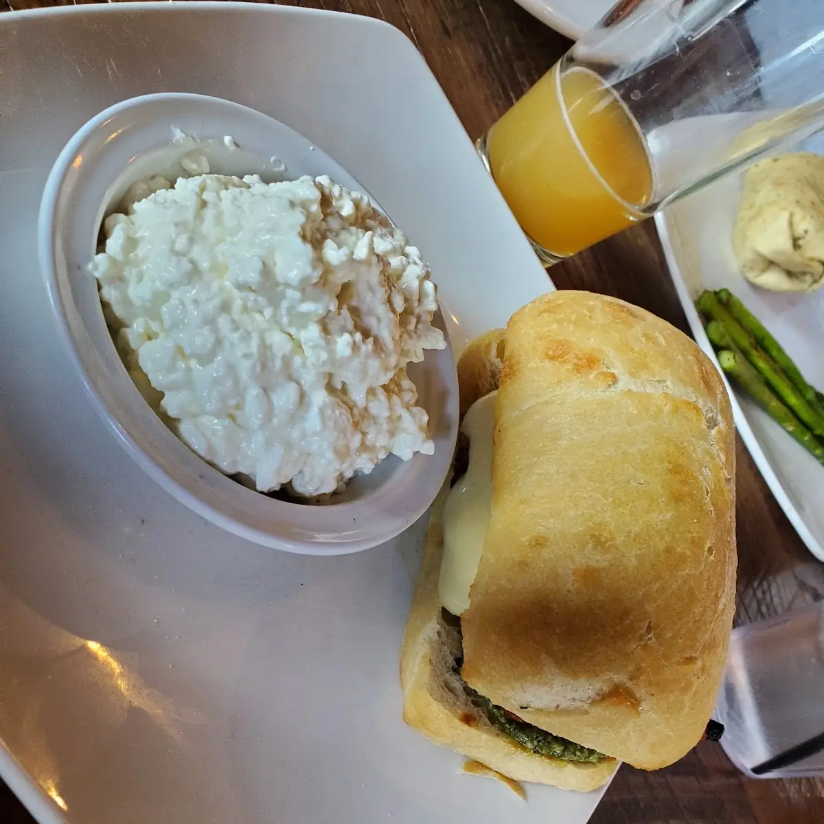 Grilled Chicken Pesto Melt