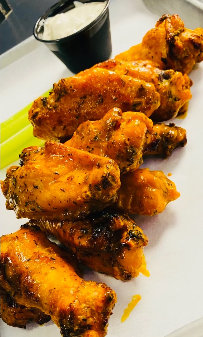 Roasted Buffalo and Lemon Pepper Wings