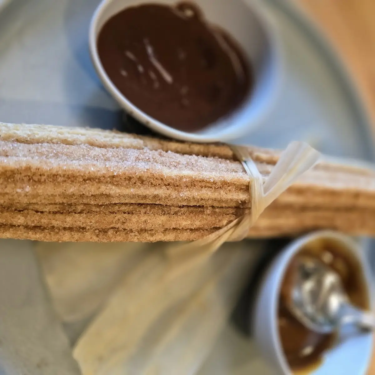 Cinnamon Churros with Dipping Sauces