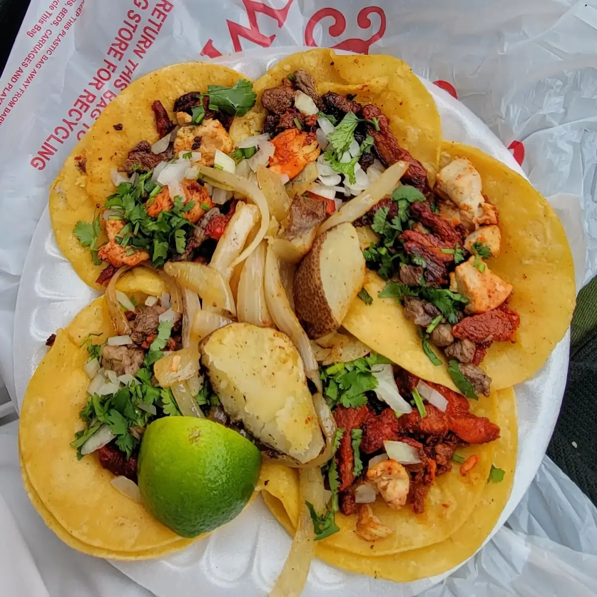 Al Pastor Tacos with Lime