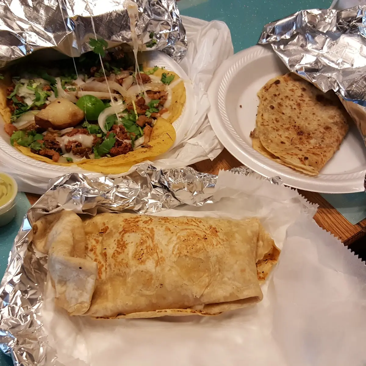 Tacos Burrito Quesadilla