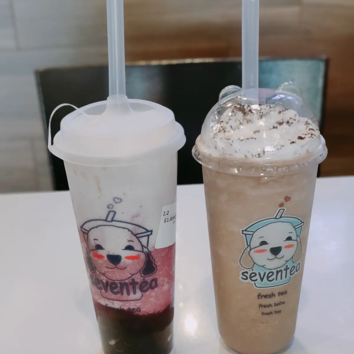 Grape Black Tea Oreo Smoothie