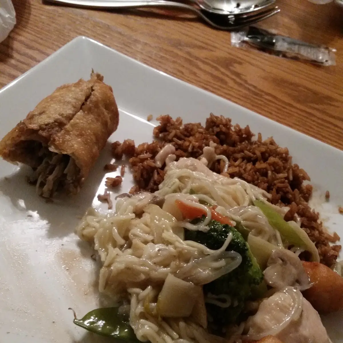Eggroll Fried Rice Lo Mein