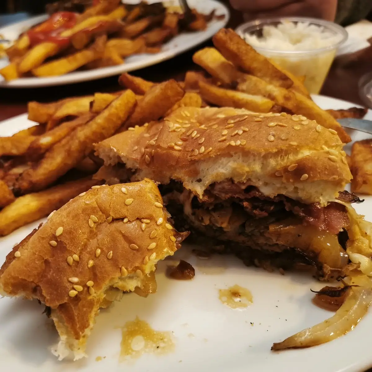 Fish Burger Plate