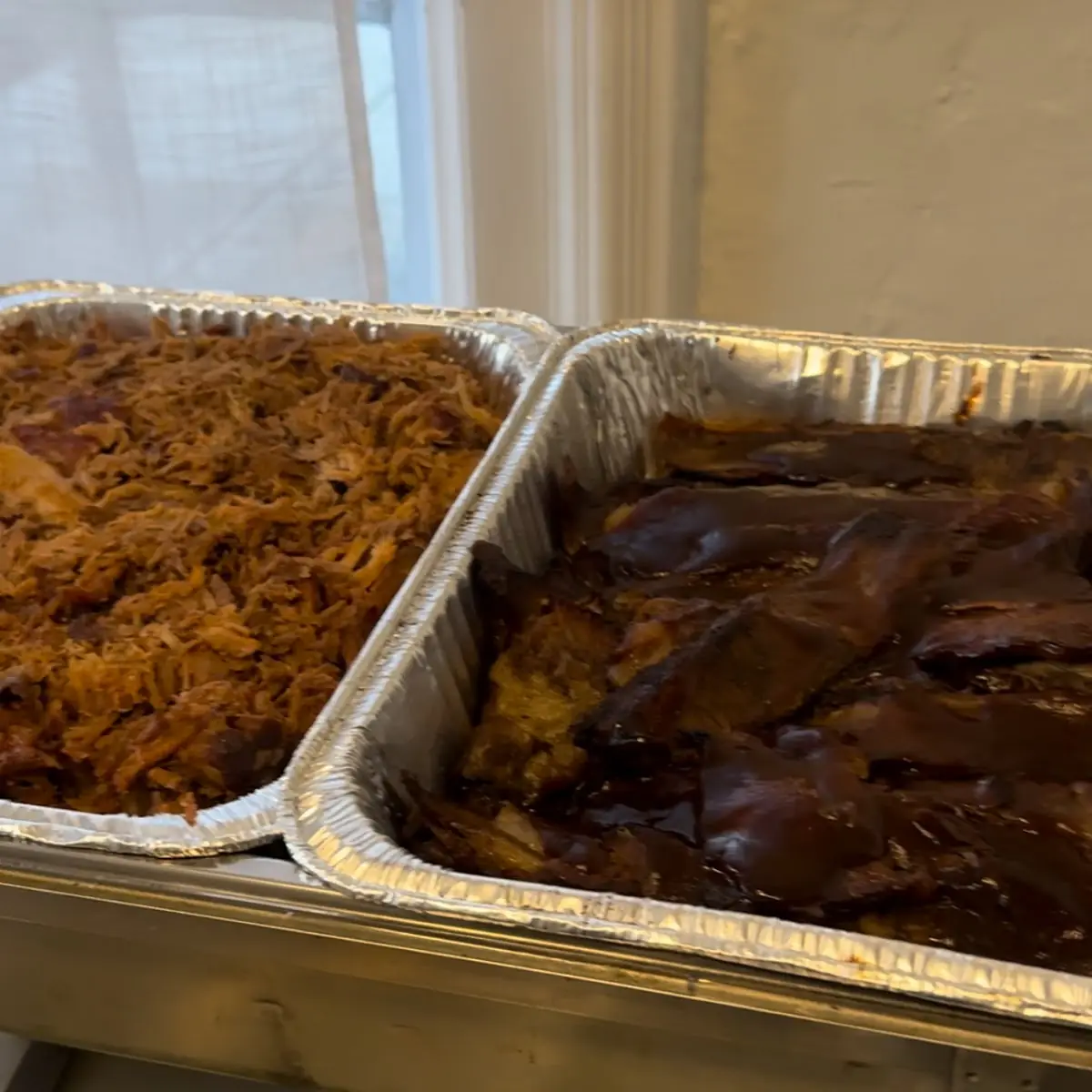 Pulled Pork and Brisket