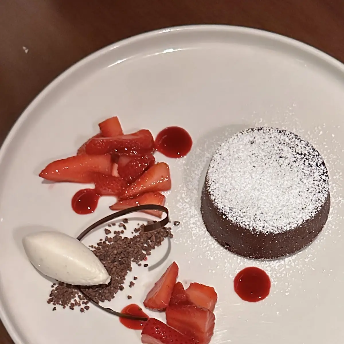 Warm Chocolate Cake