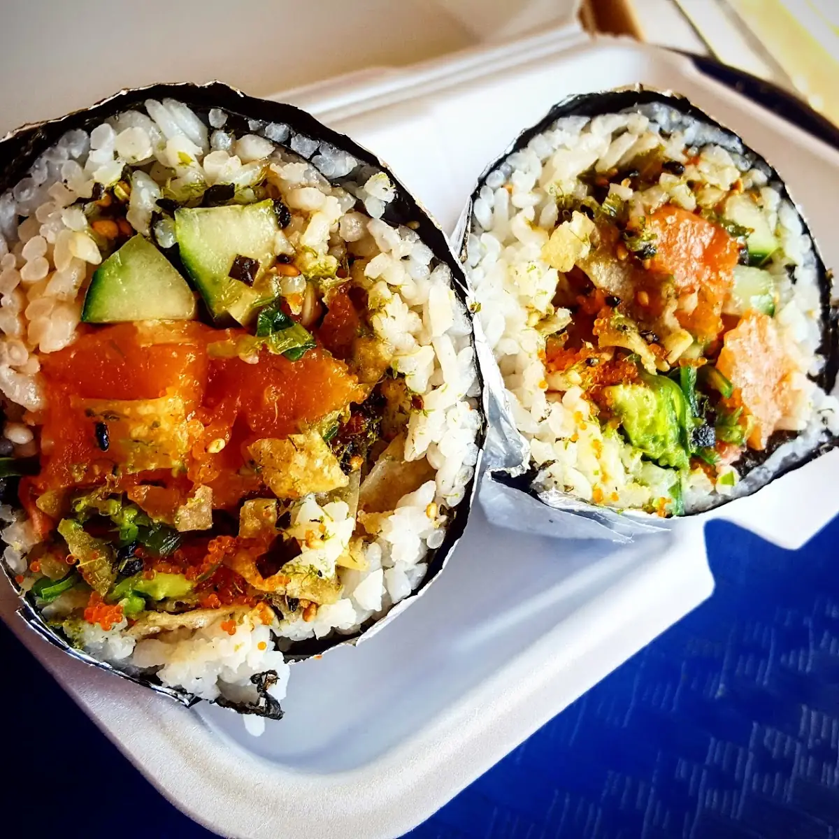 Salmon Poke Burrito