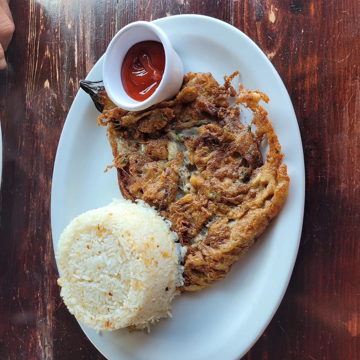 Tortang Talong with Fried Rice, Barkada Grill - Central