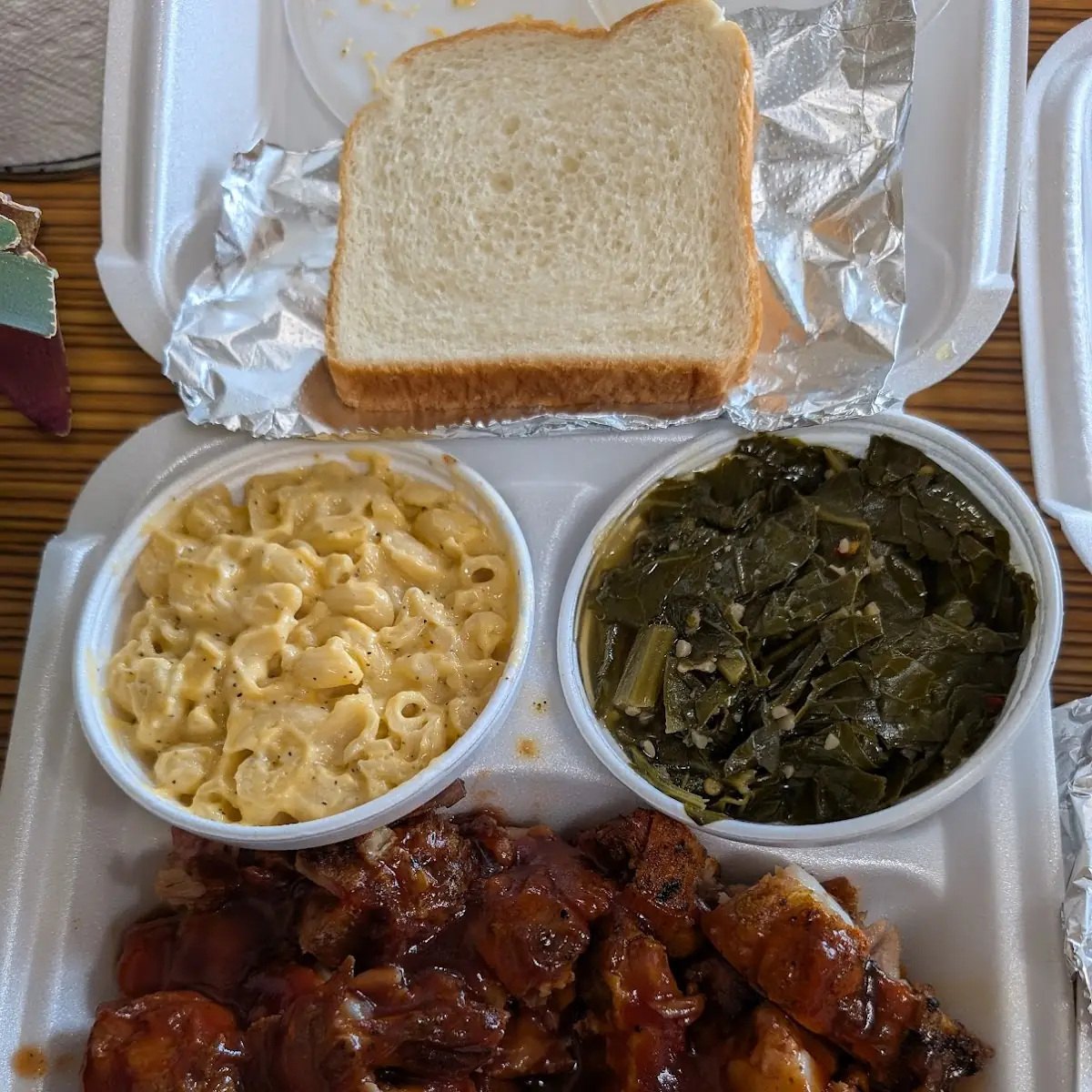 Mac and Cheese and Greens
