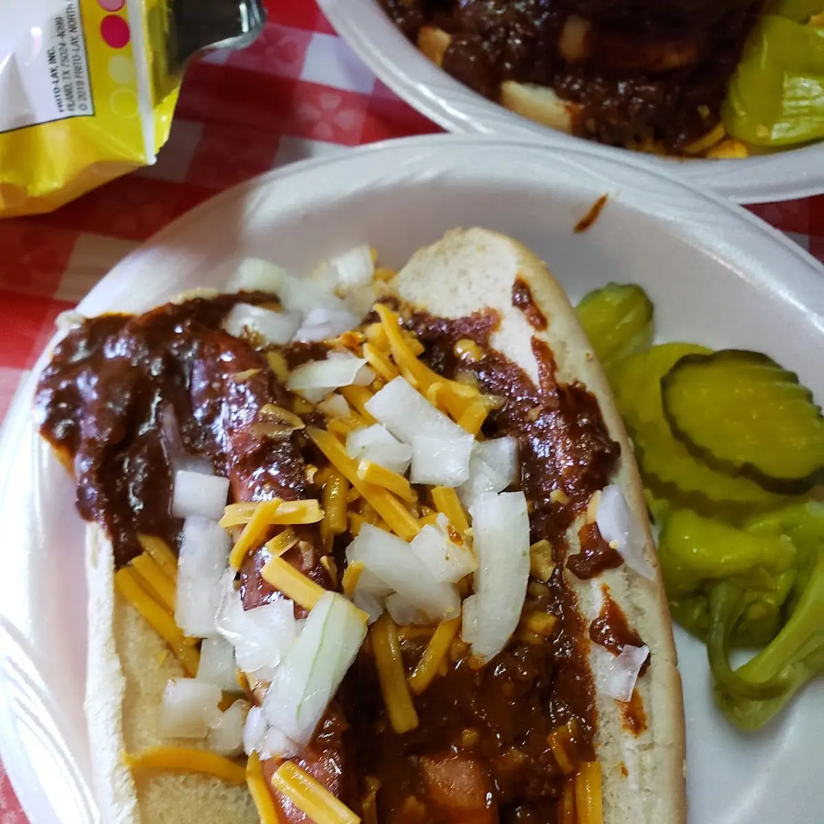 Beef Chili Dog