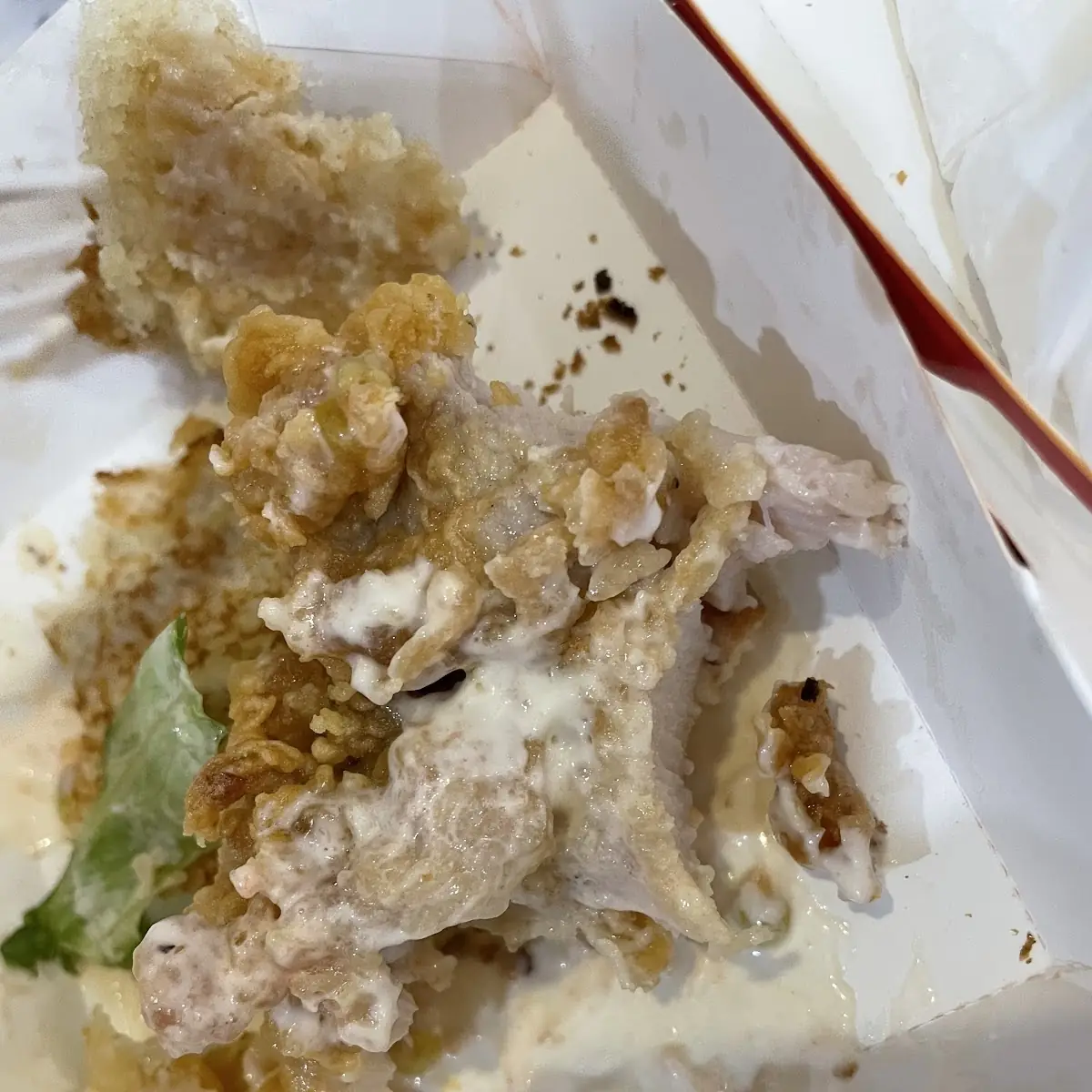 Real Chicken Inside Burger