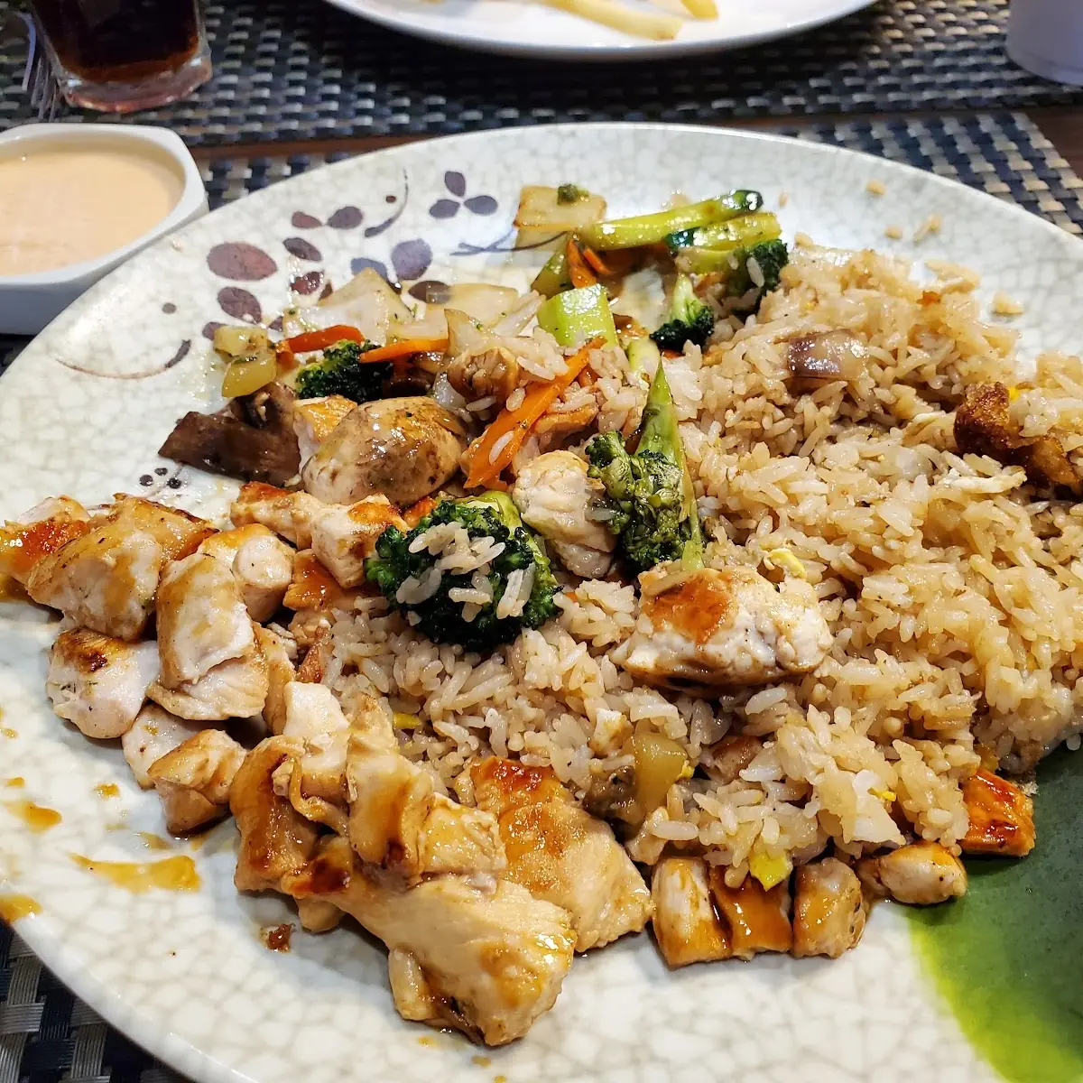 Side white rice
