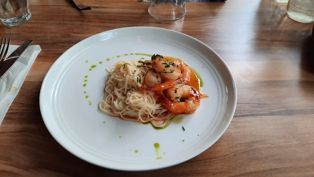Szechuan & Maple King Prawns, Naked Apple Cider House