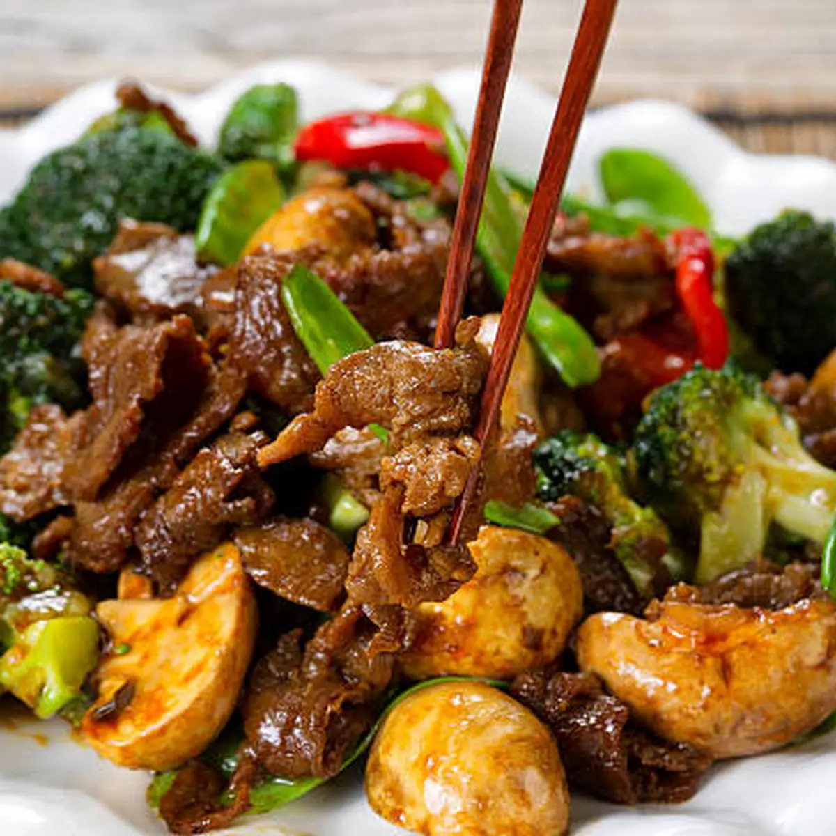 Mandarin Triple Crown Shrimp Beef Chicken
