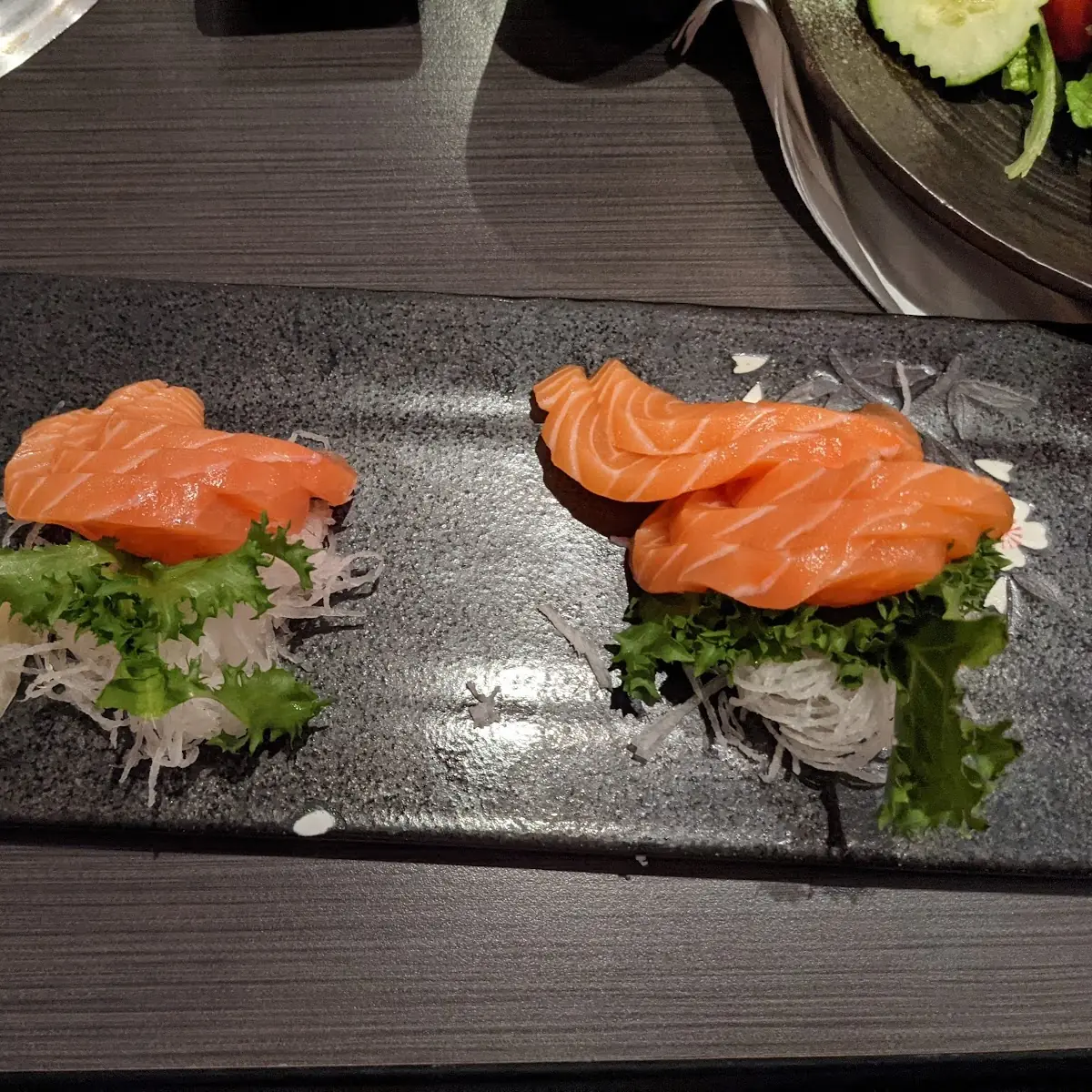 Salmon Sashimi Presentation