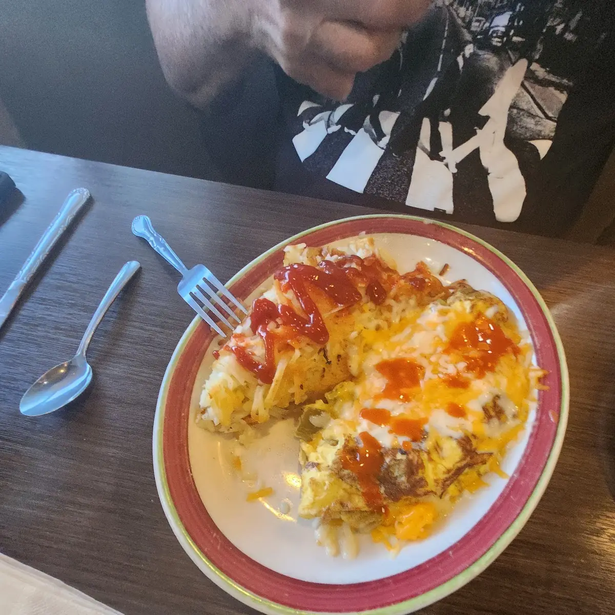 Chili Cheese Omelette