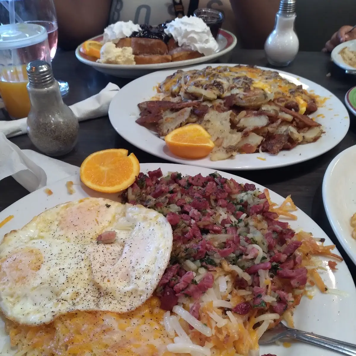 Homemade Corned Beef Hash and Eggs