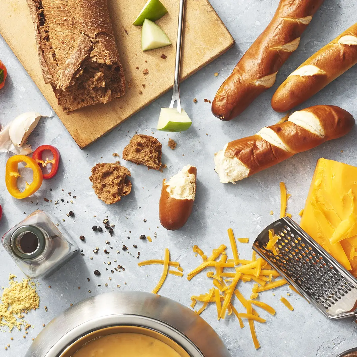 Vegan Cheese Fondue