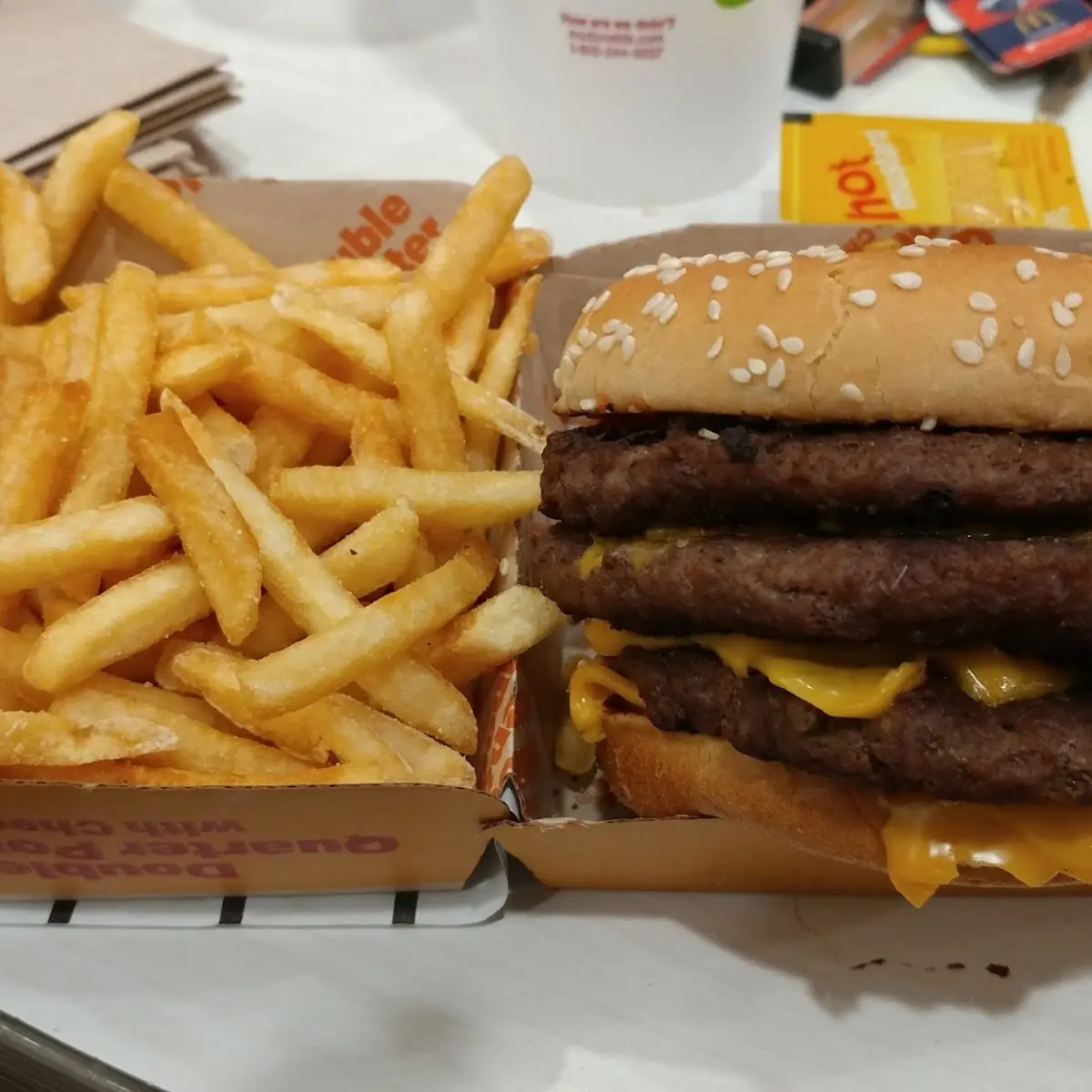 Triple Quarter Pounder with Extra Cheese Burger