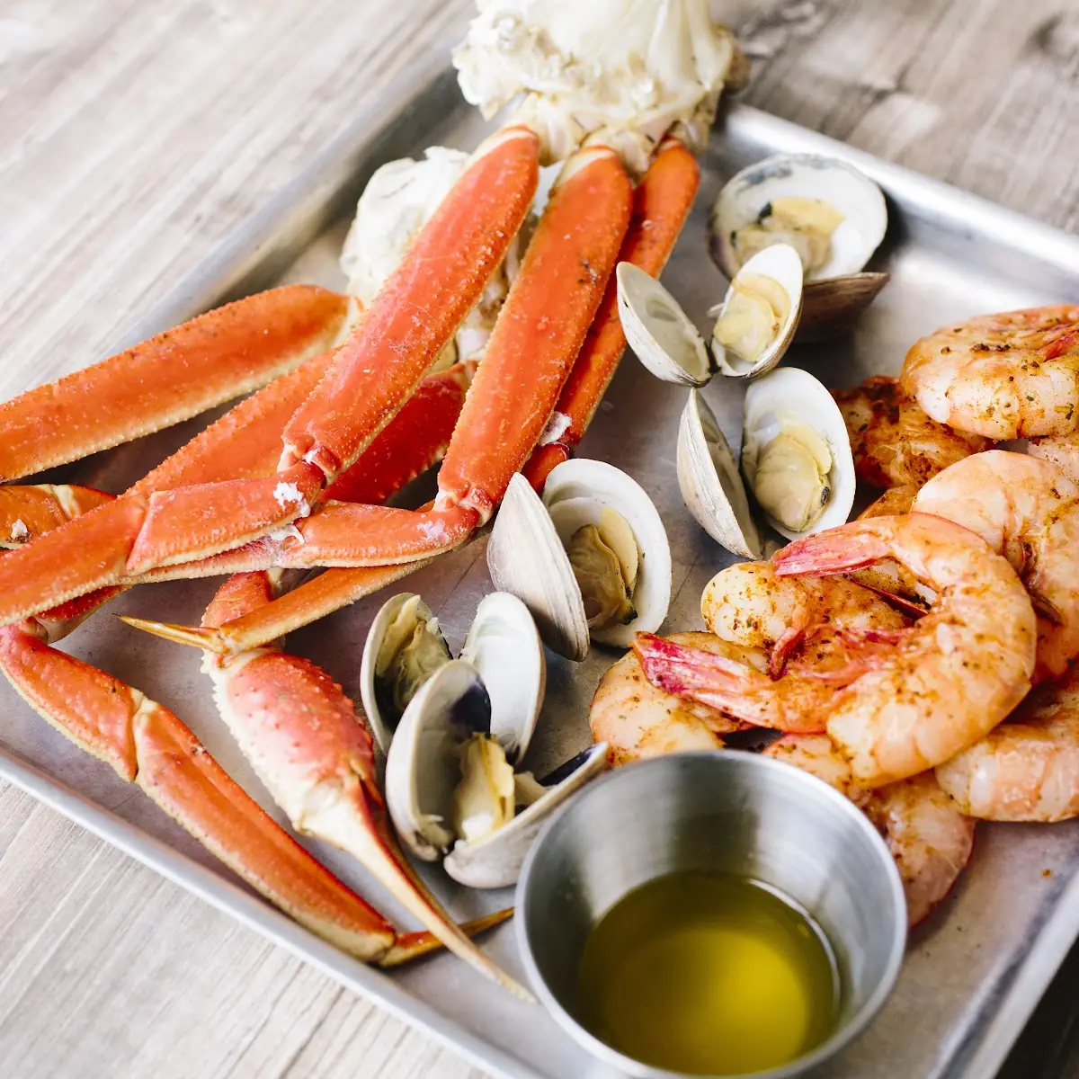 Snow Crab and Raw Oysters