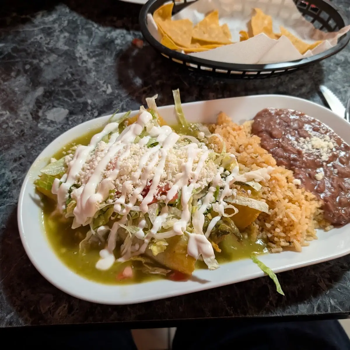 Mole Enchiladas