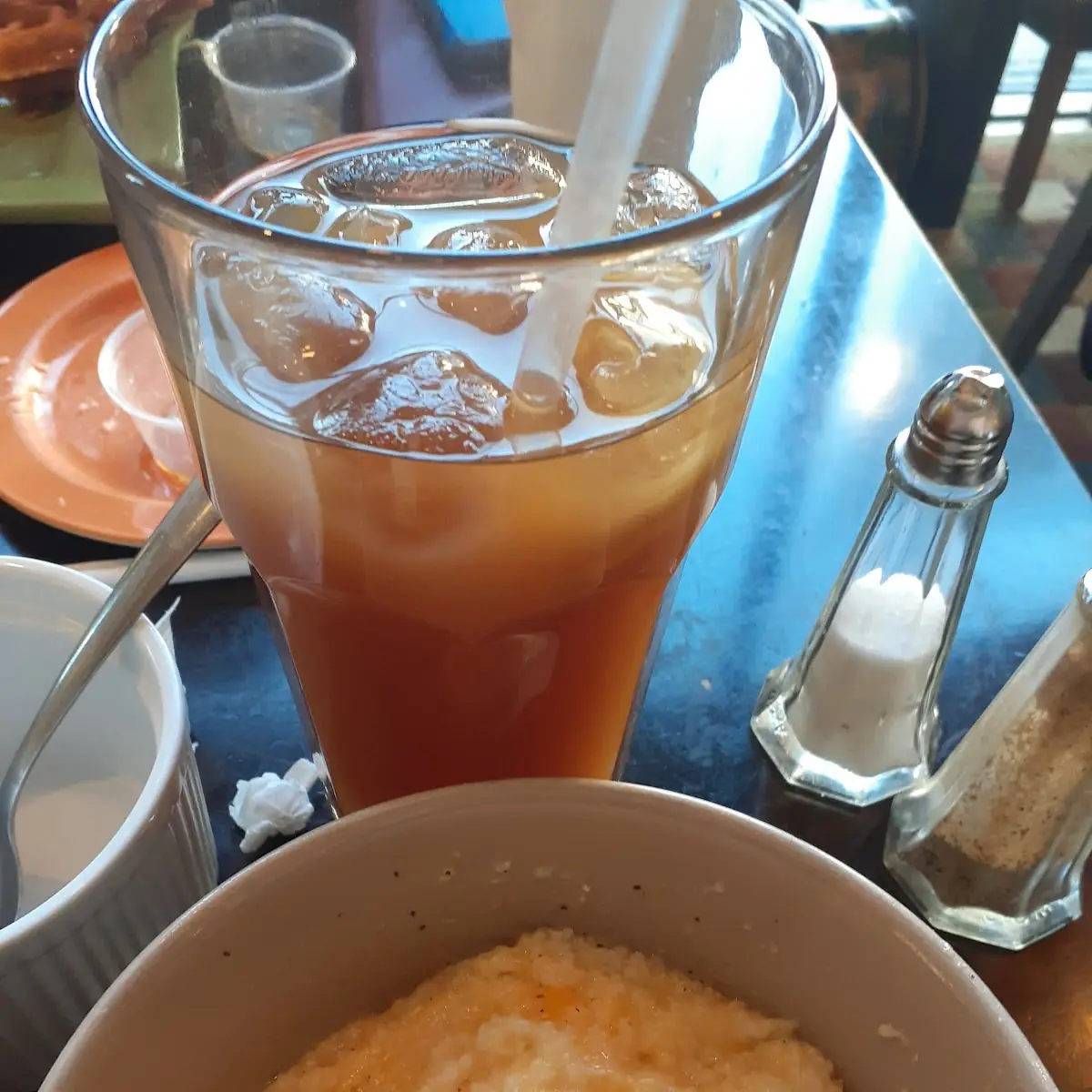 Real Ginger Tea and Grits and Cheese