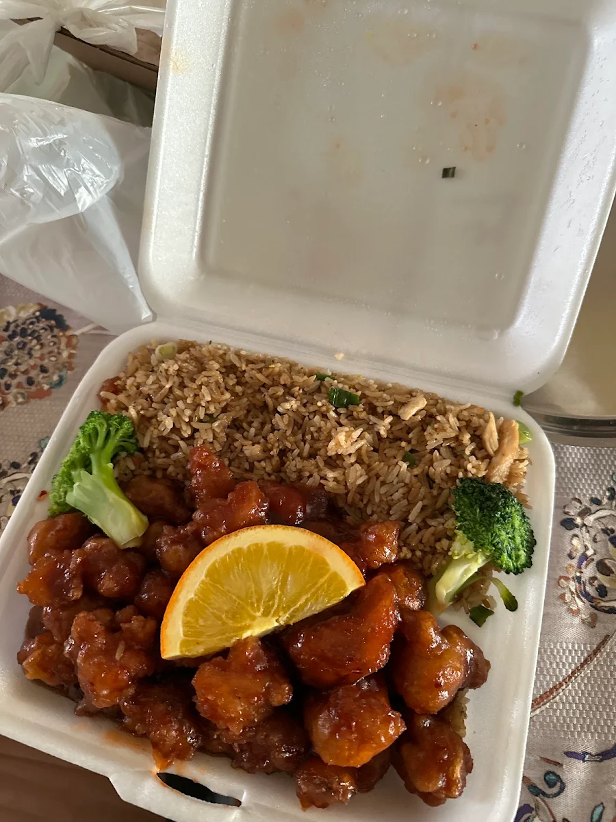Orange Chicken Dinner