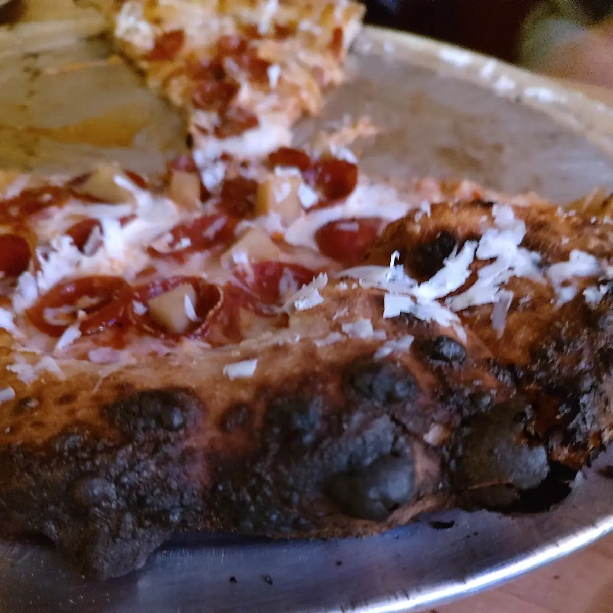 Burnt Pepperoni Pizza