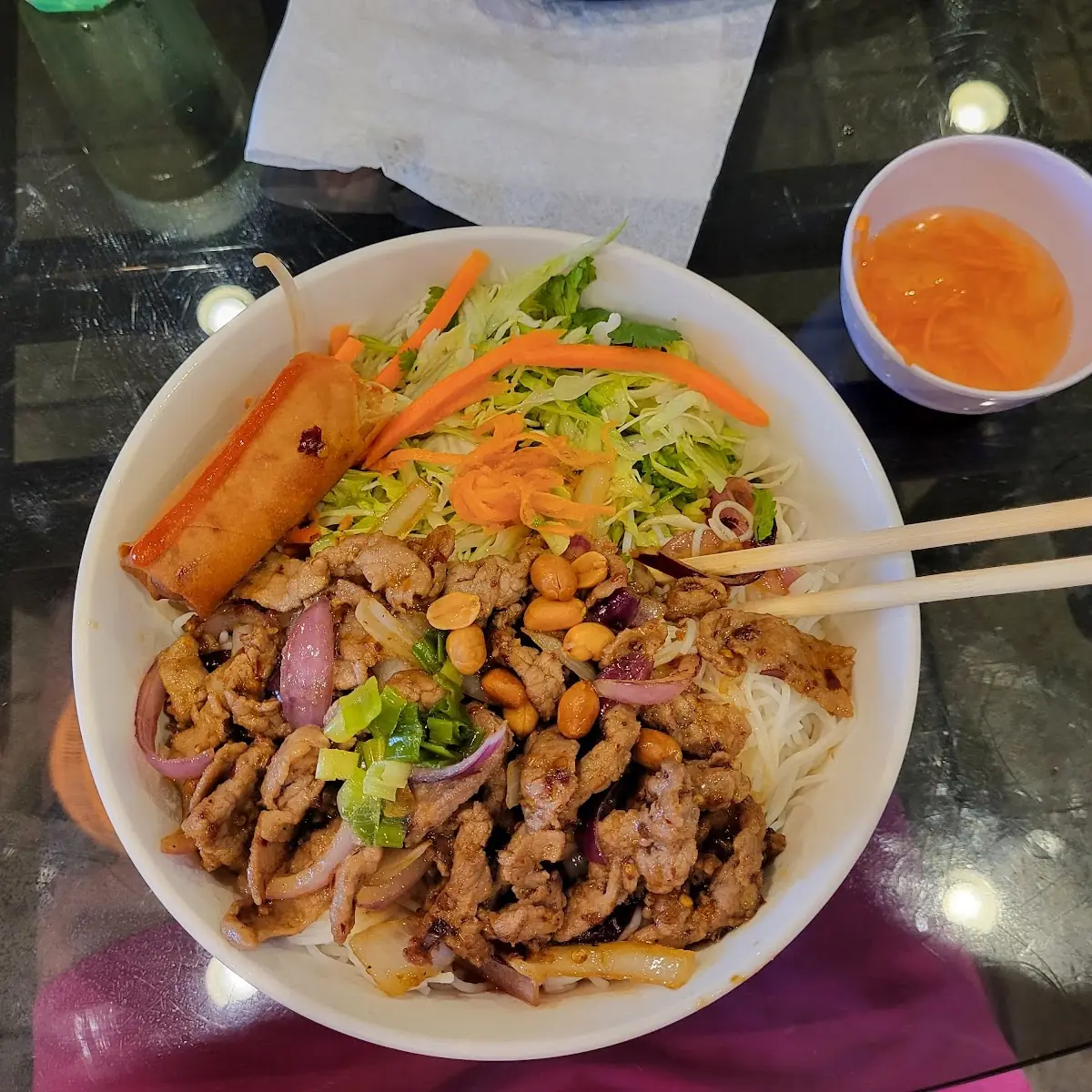 Rice Noodles with Beef