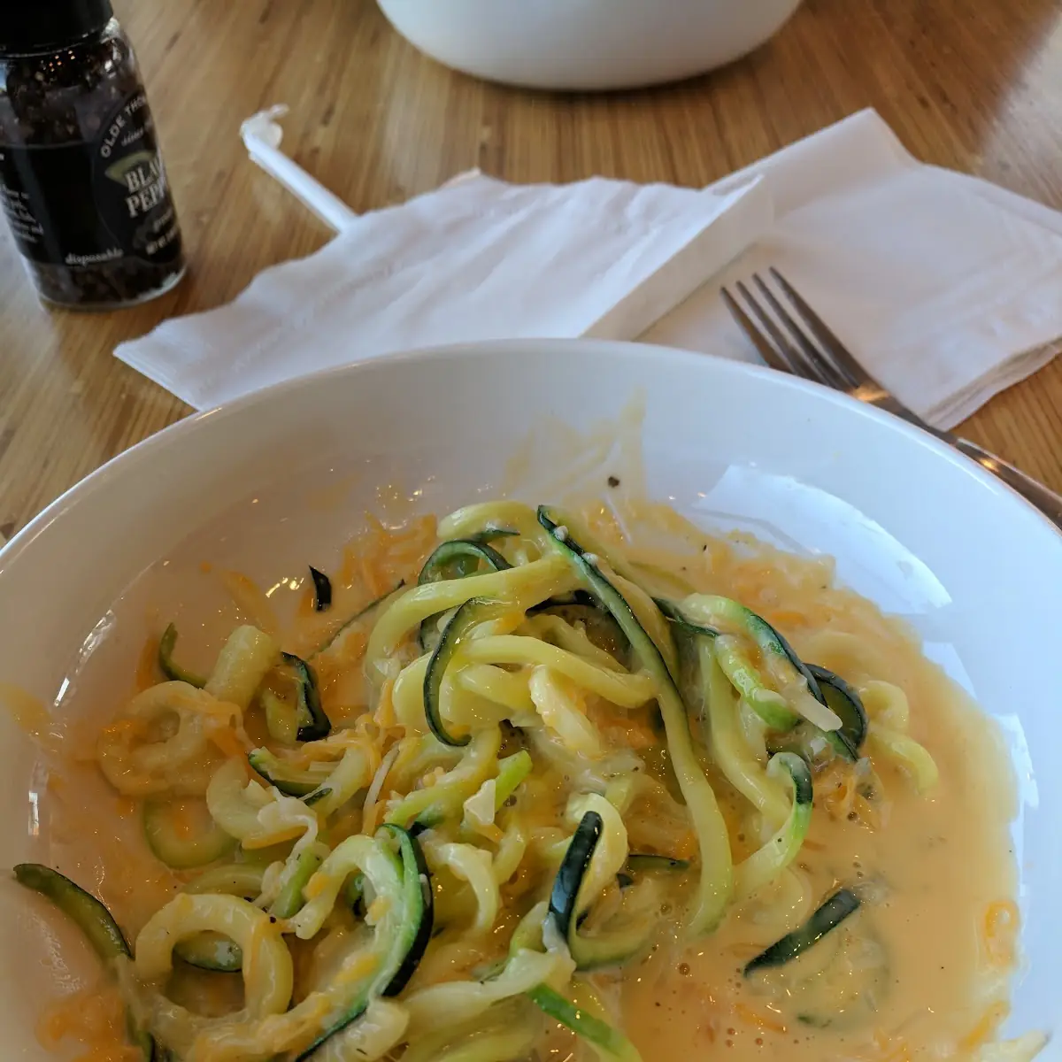 Zoodles N Cheese Sauce