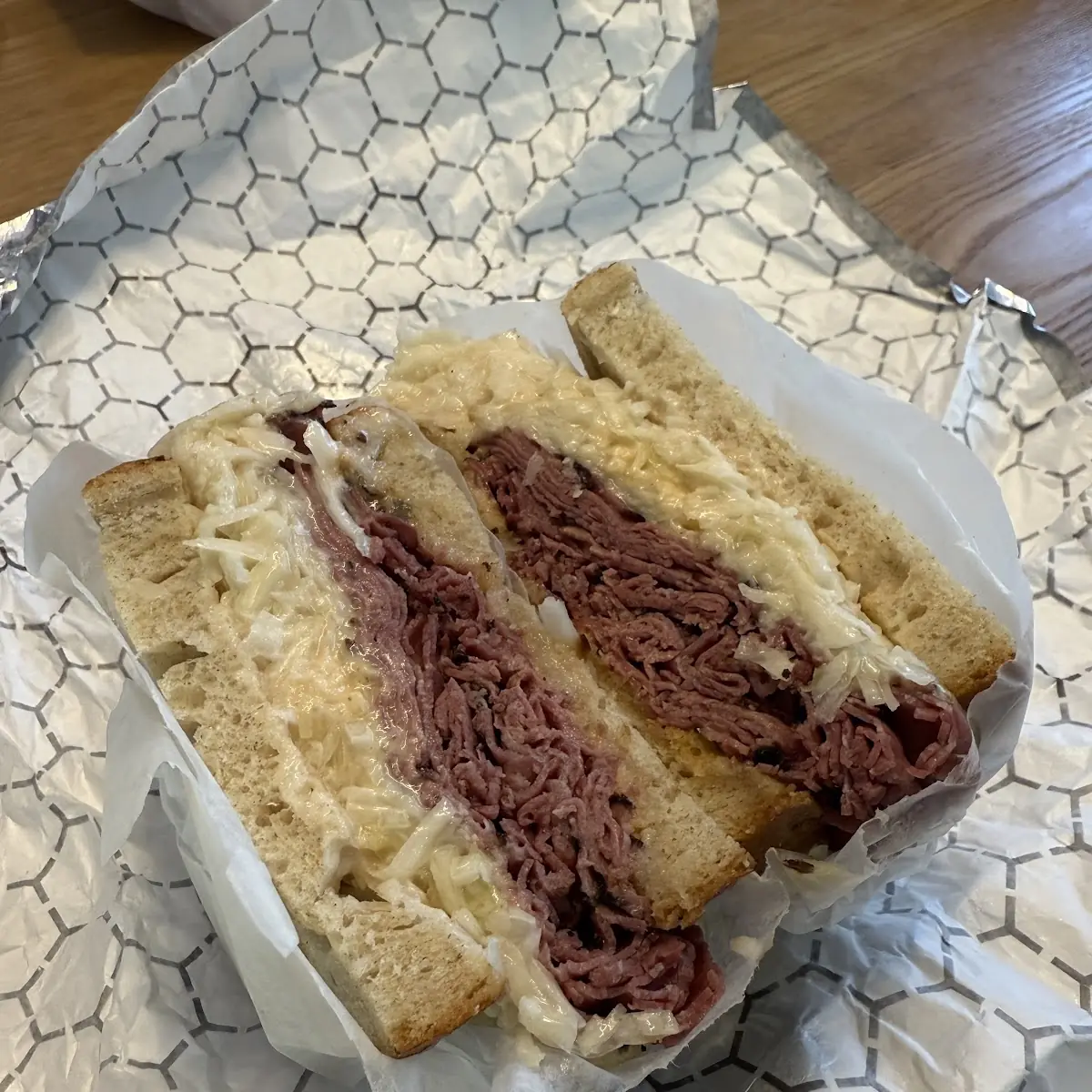 Hot Pastrami Sandwich