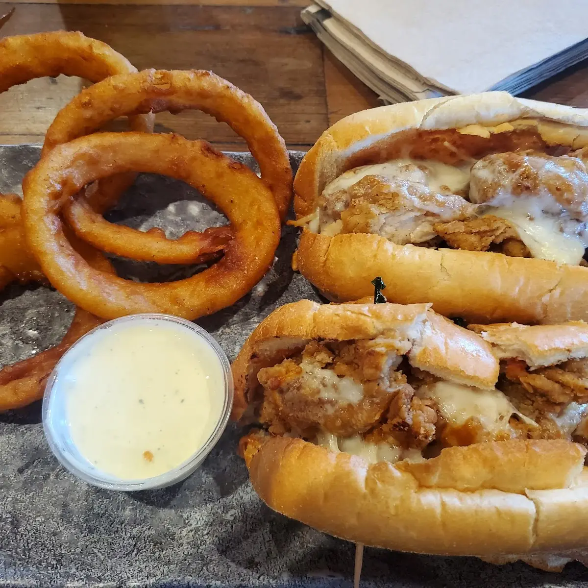 Chicken Parmesan Hot Sandwich