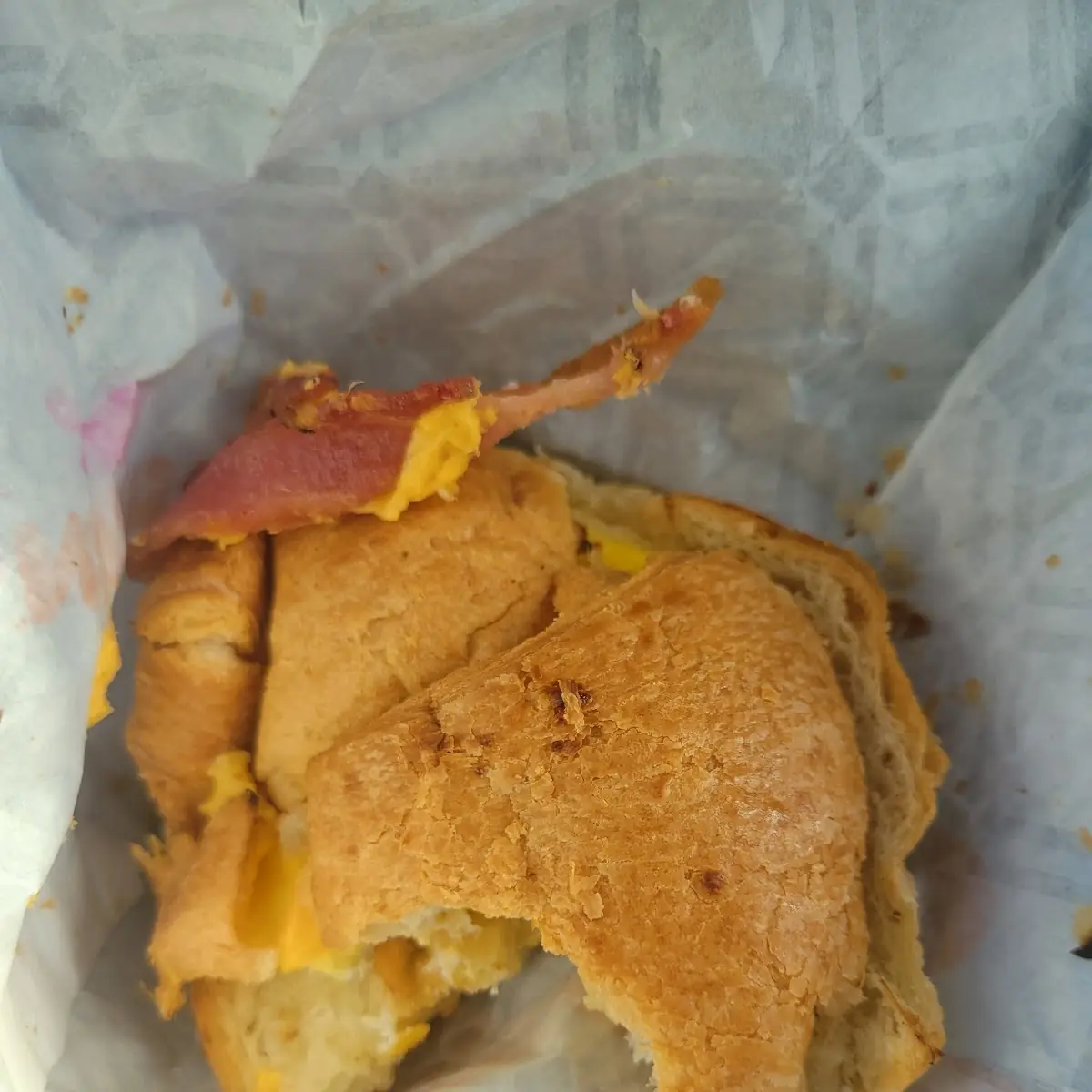 Nasty Ham and Cheese Croissant