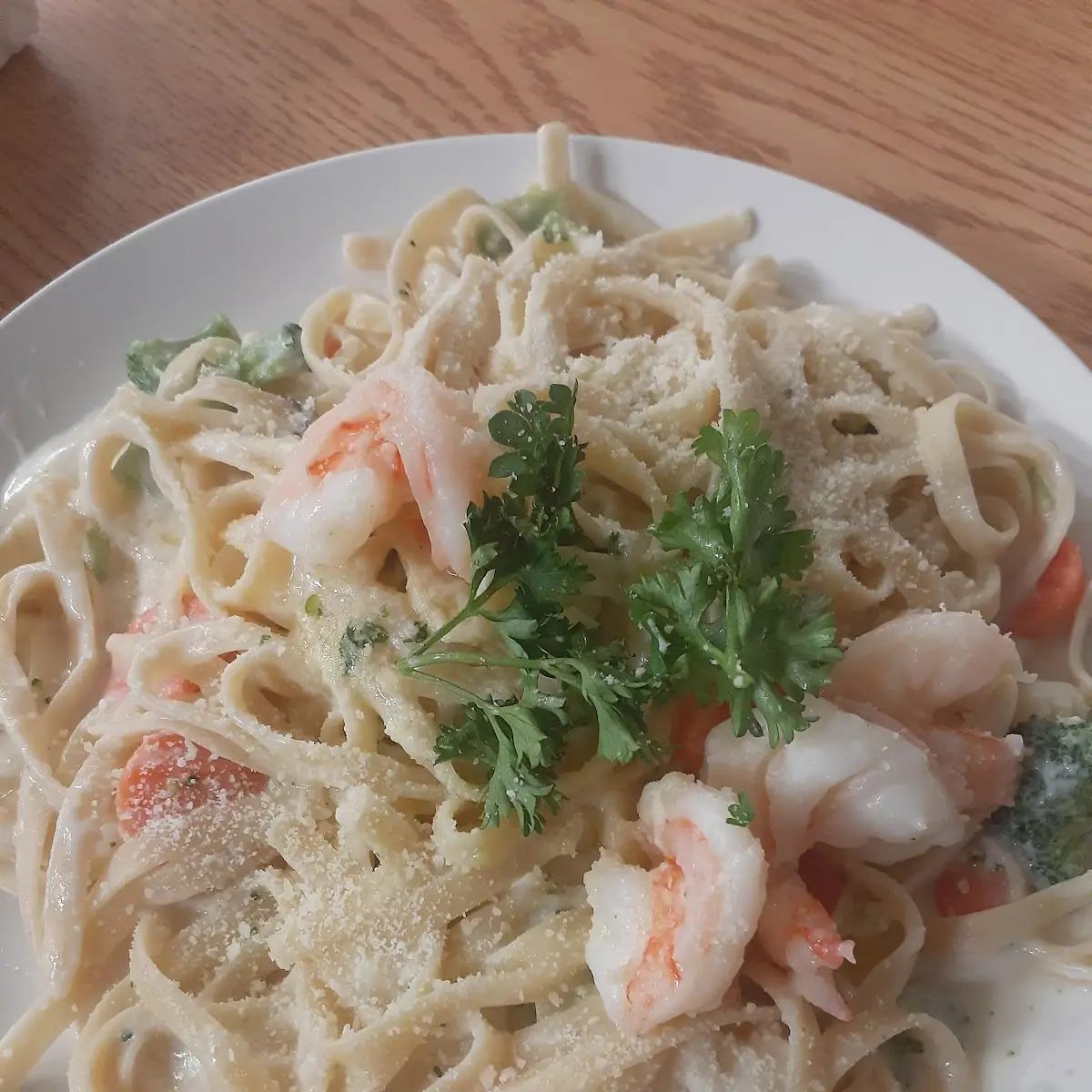 Shrimp Alfredo Pasta