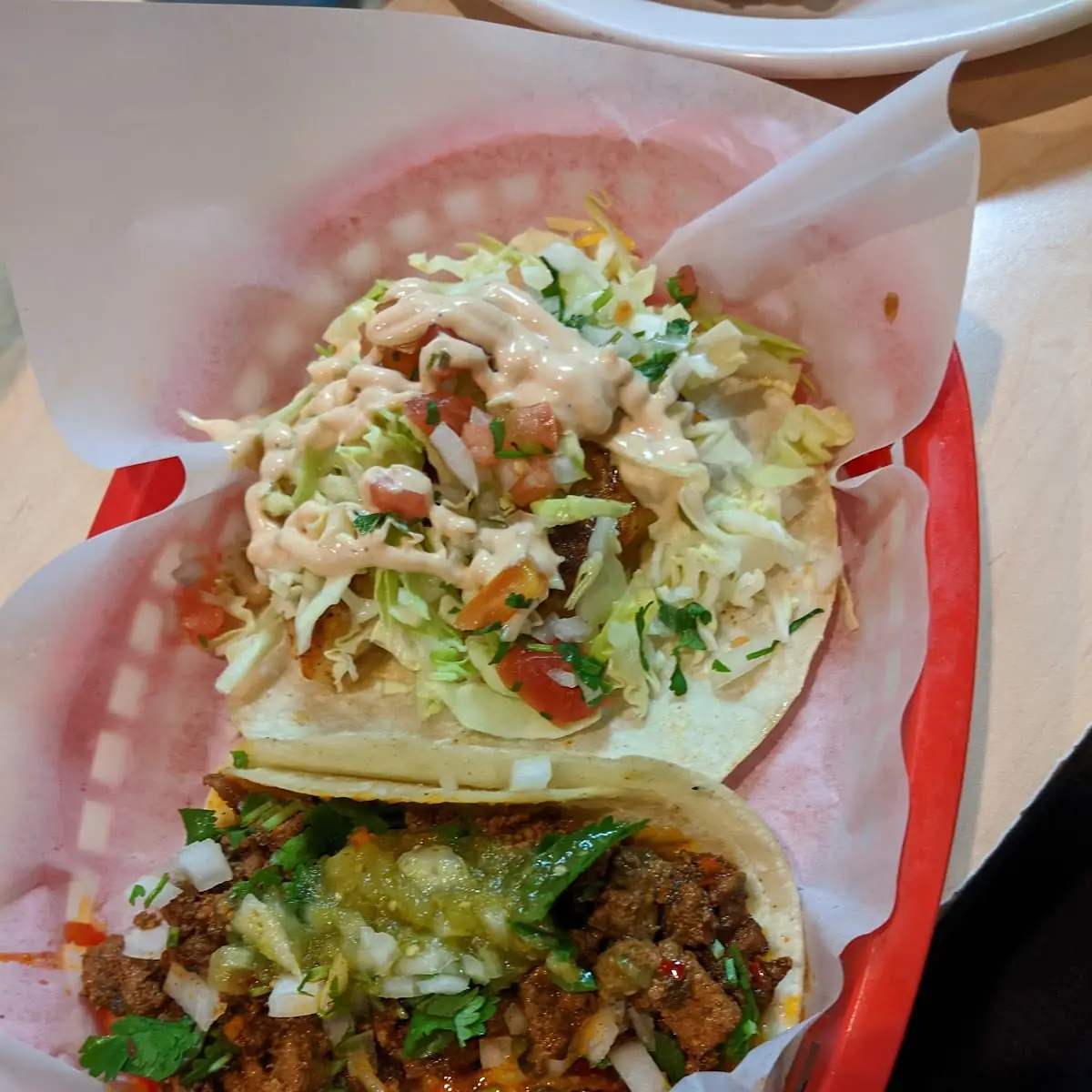 Al Pastor and Fish Tacos