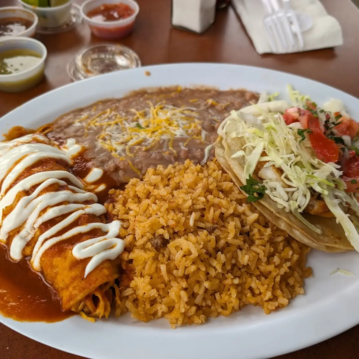Shredded Beef Tacos Combo