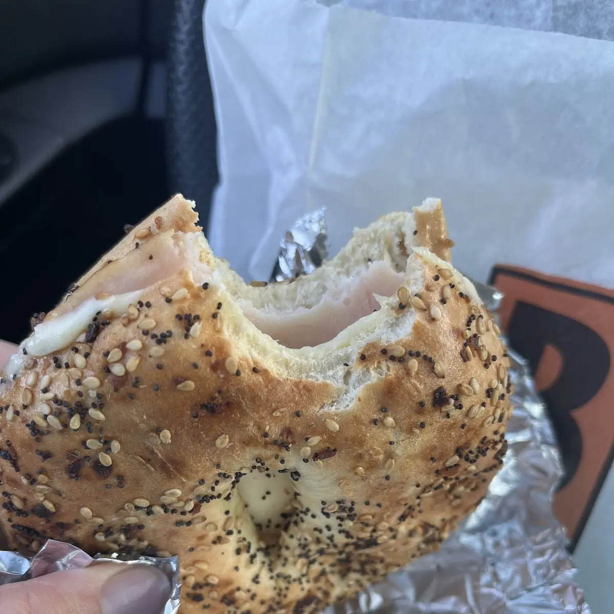 Turkey Havarti Everything Bagel