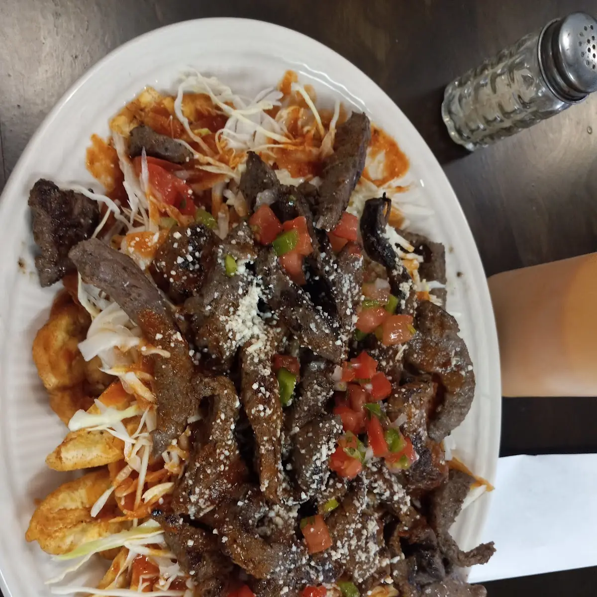 Carne Asada Con Tajada