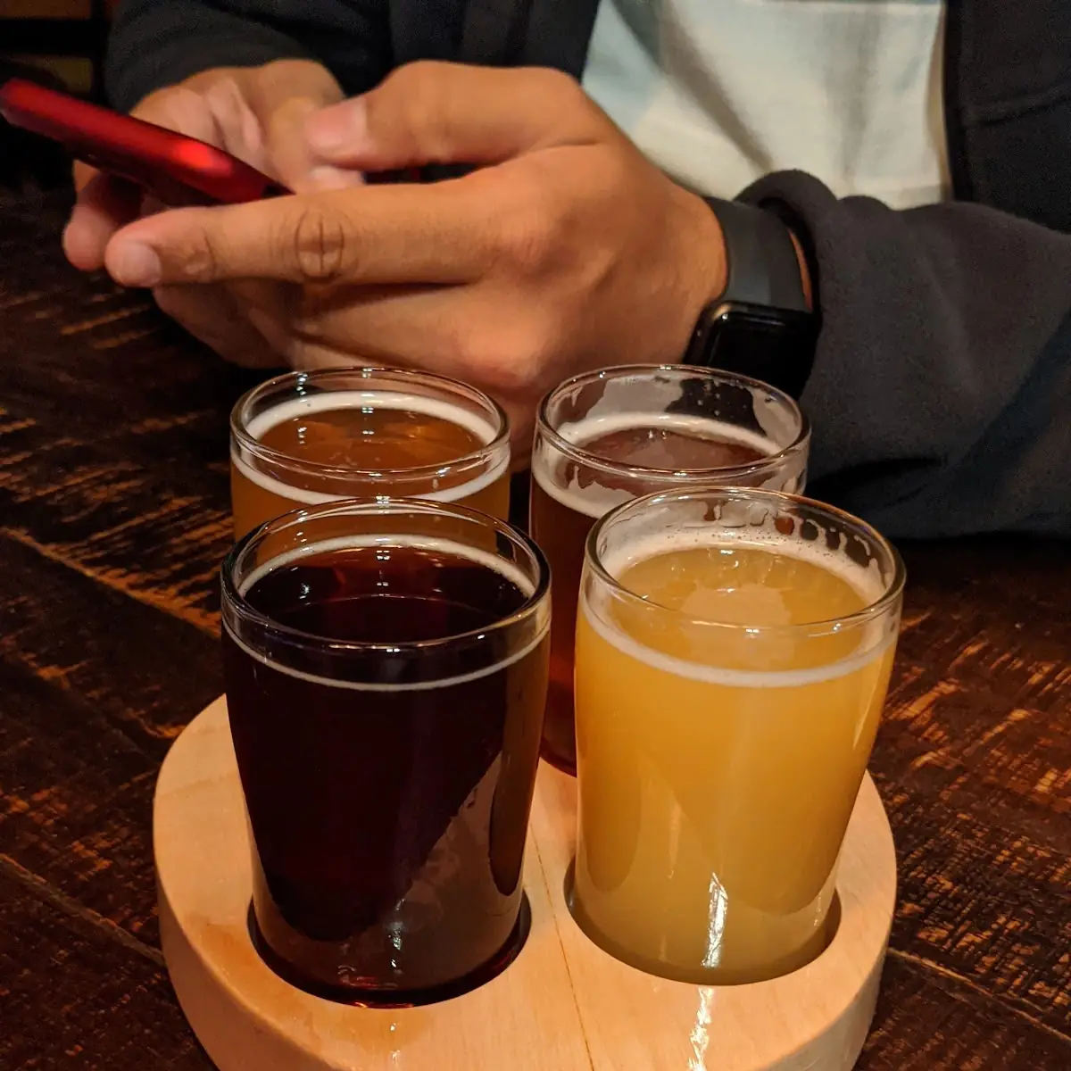 Flight of Beer Ping Pong Paddle