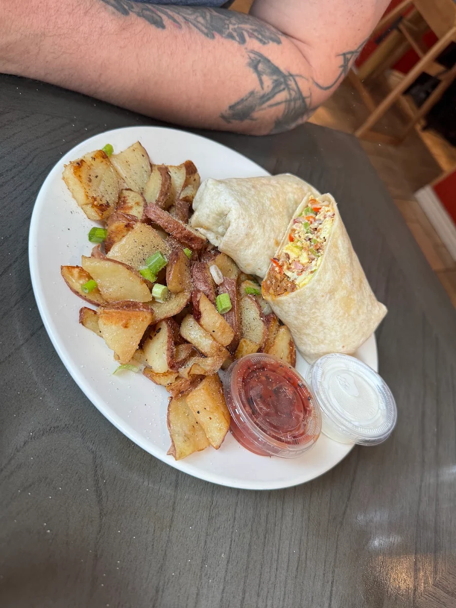 Breakfast Burrito, Rooster's Bistro