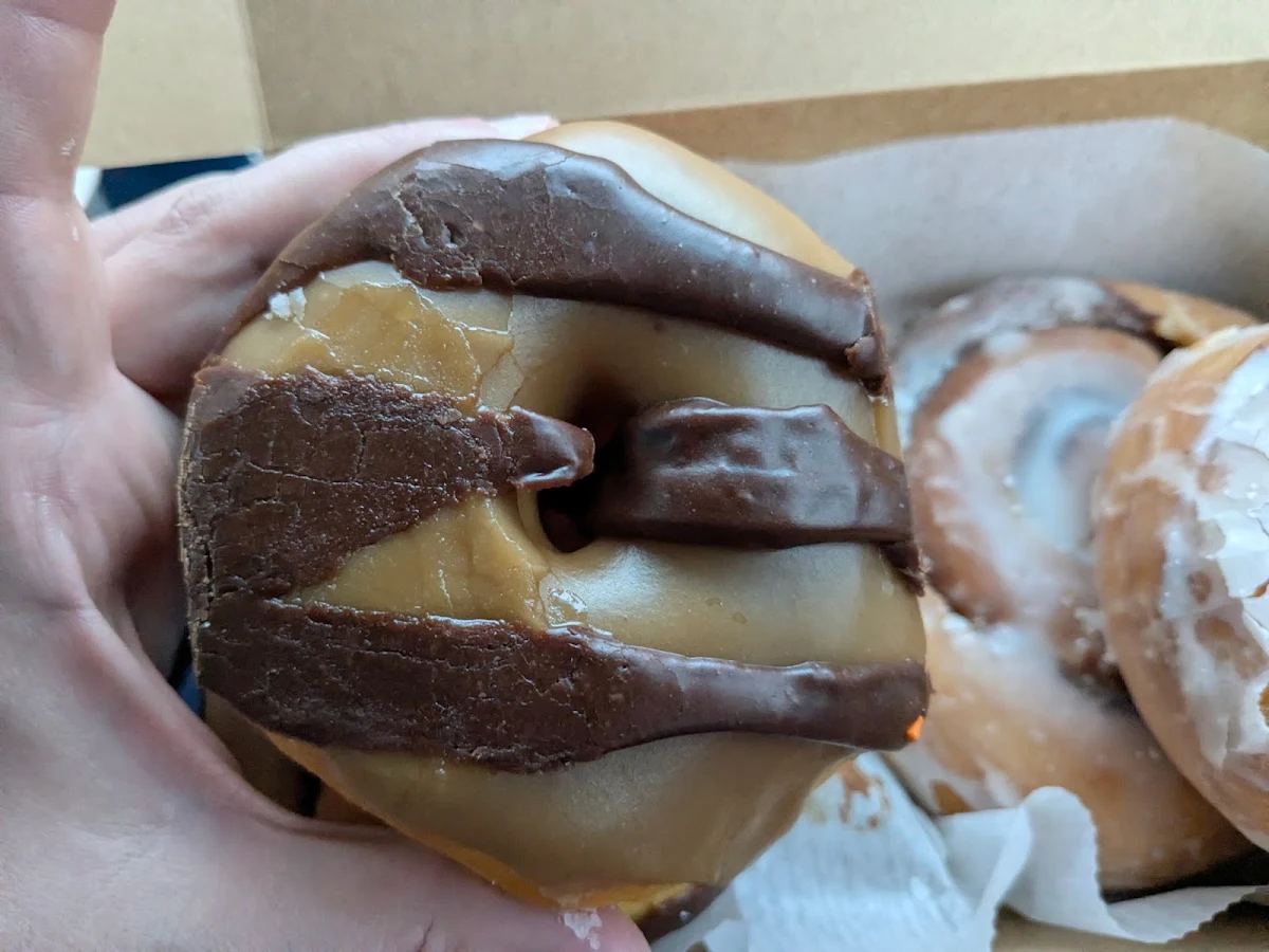 Maple and Chocolate Covered Donut