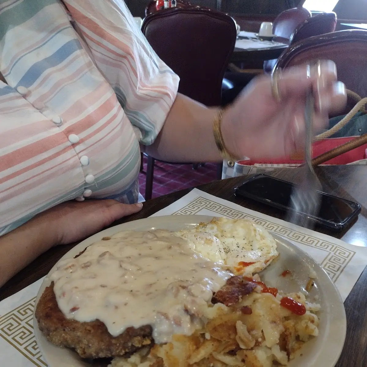 Chicken Fried Steak and Eggs