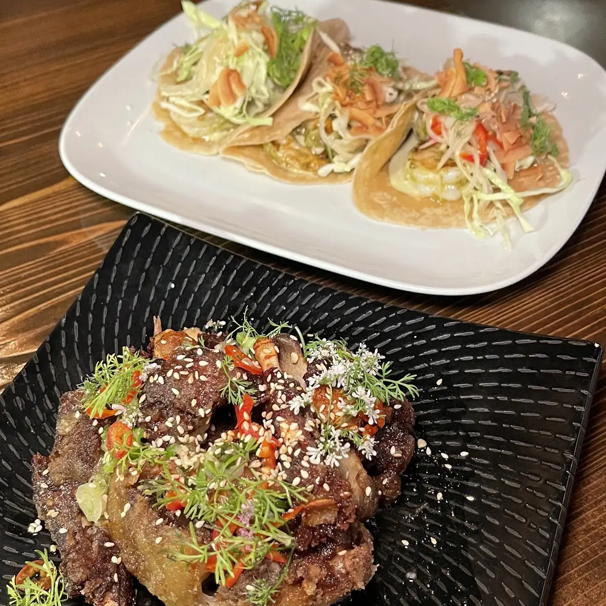 Thai Chili Shrimp Tacos