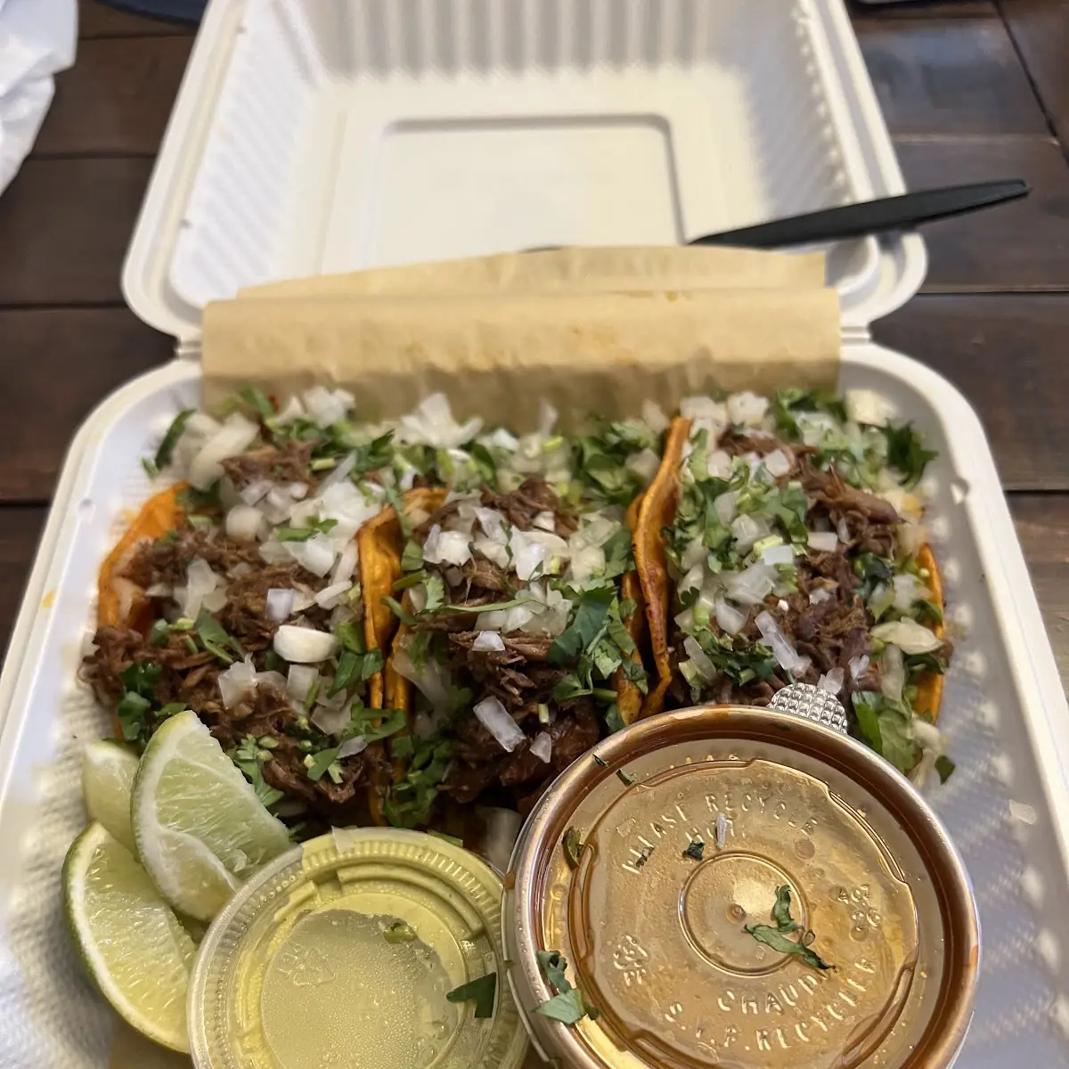Two Street Tacos with Lime