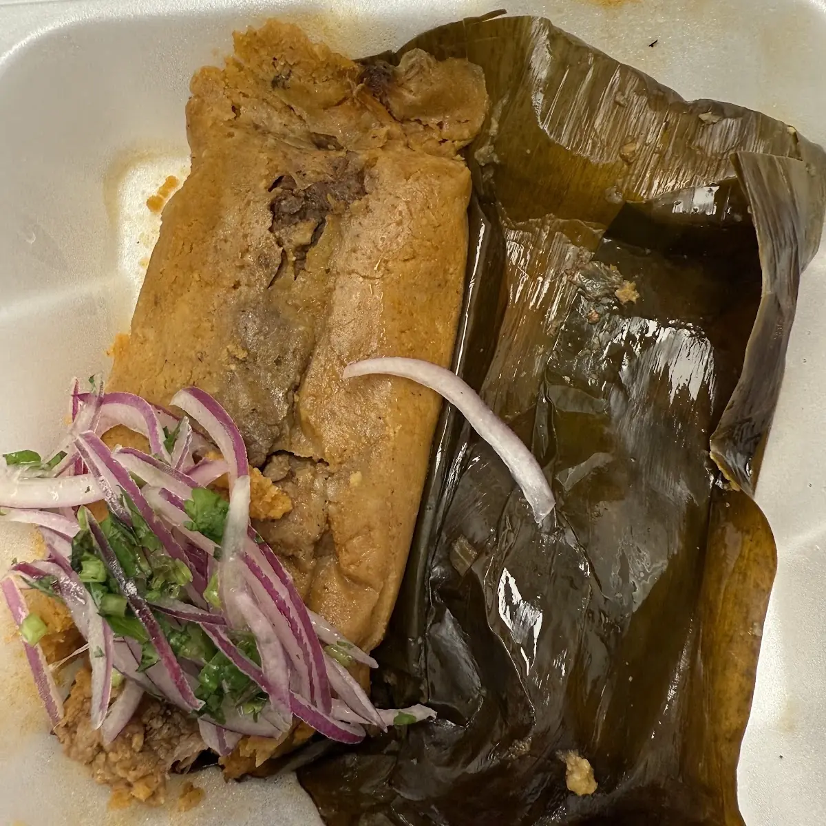 Tamal Con Salsa Criolla