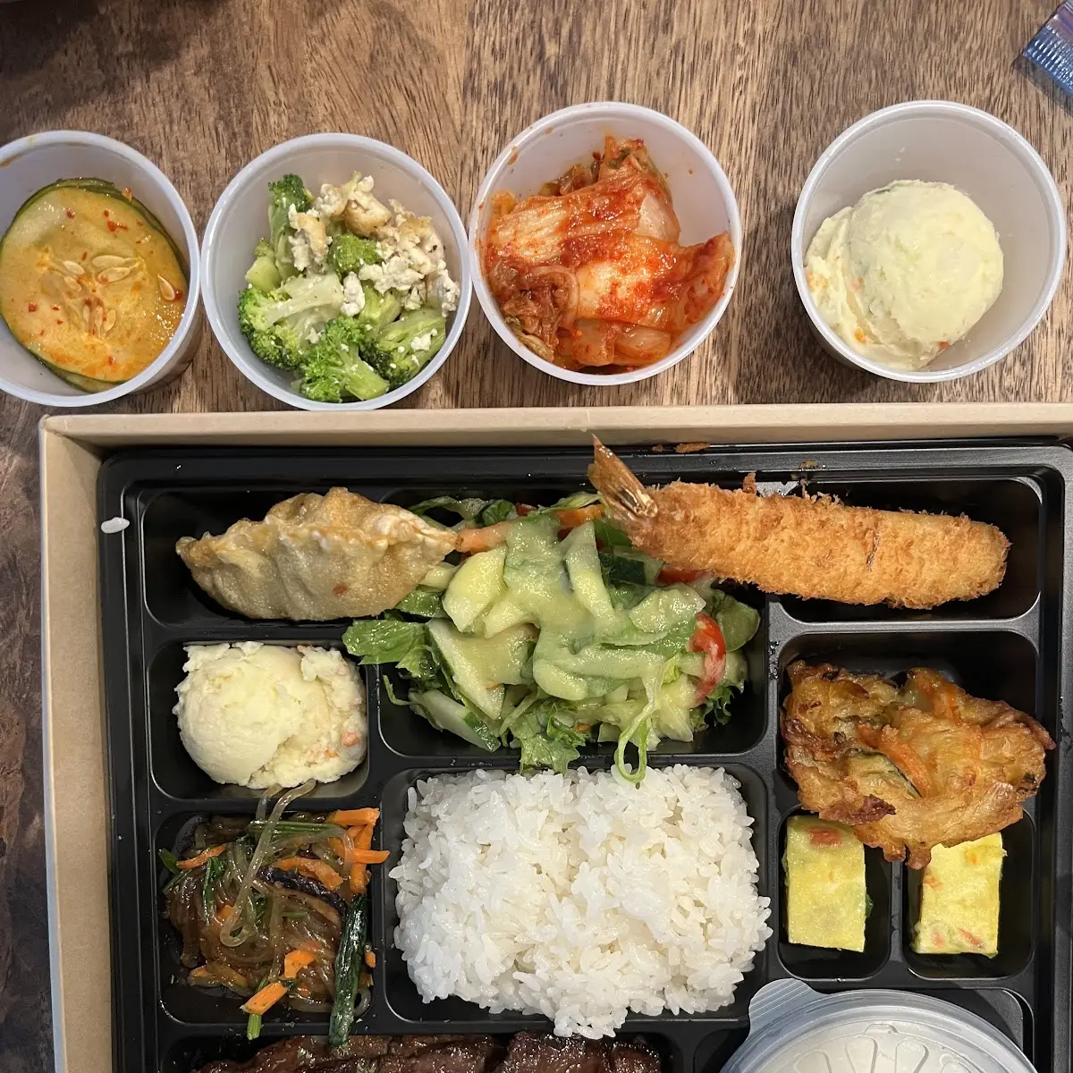la galbi box 갈비 도시락