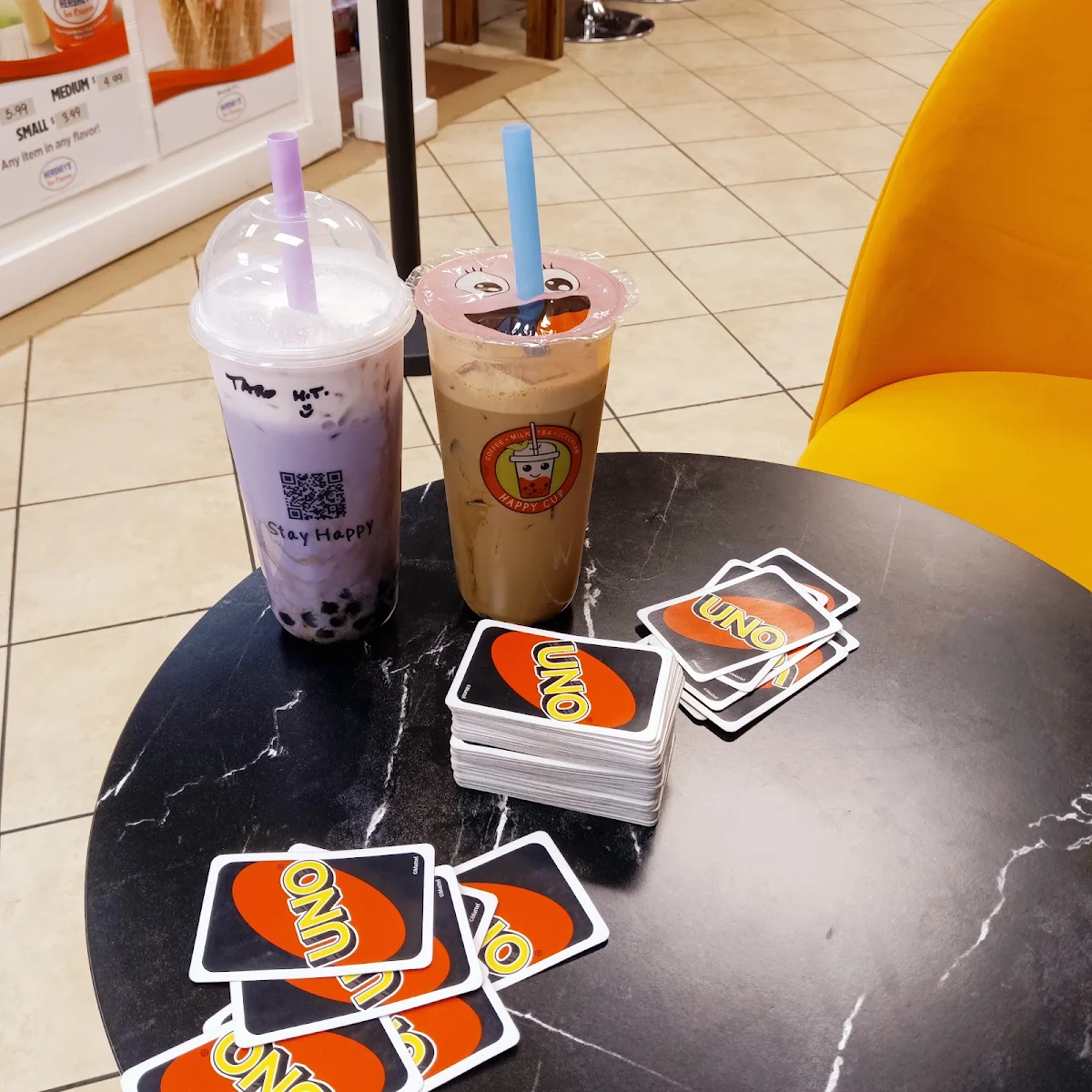 Taro Milk Tea Latte and Coffee