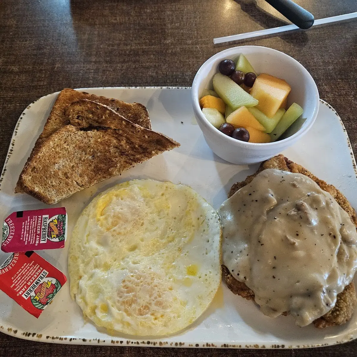Chicken Fried Steak and Eggs