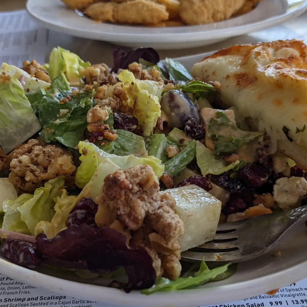 Summer Salad with Bread Sticks