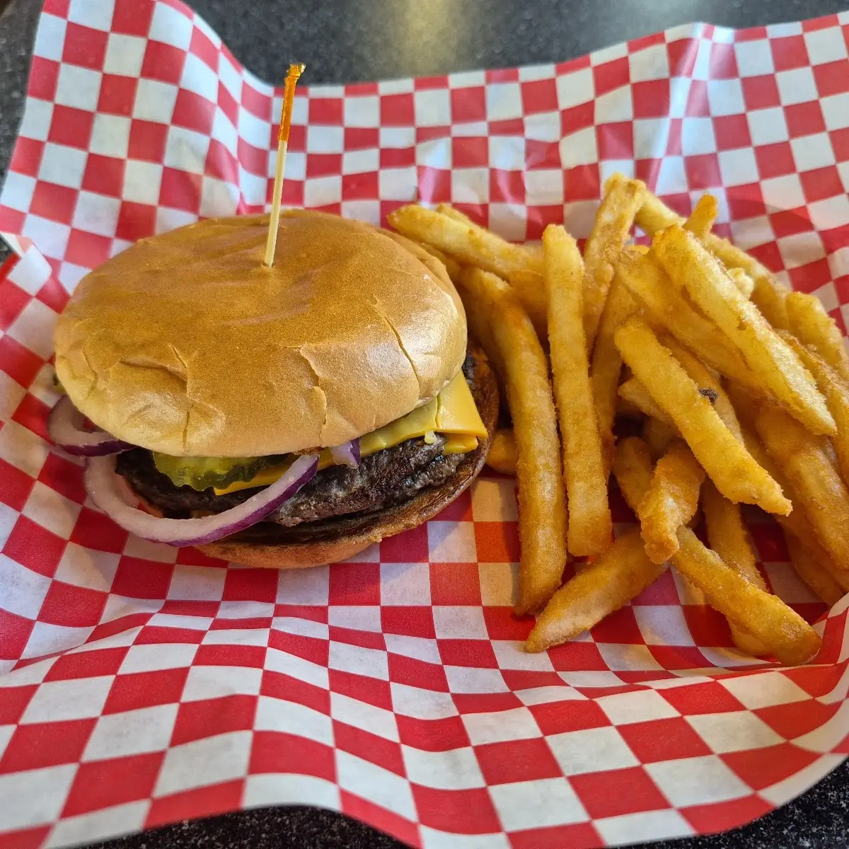 The All American Cheeseburger Combo